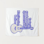 Today's good mood is sponsored by the guitar wandteppich (Vorderseite (Horizontal))