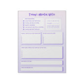 Today's Mental Notes Notepad Notizblock (Rotiert)