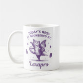 Today's Mood Is Snsored By Lexapro Funny Design Kaffeetasse (Links)