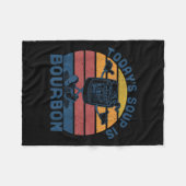 Today's Soup Is Bourbon - Funny Lover Bourbon Gl V Fleecedecke (Vorderseite (Horizontal))