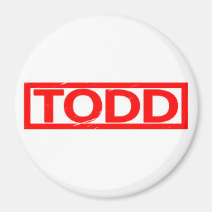 Todd-Briefmarke Magnet