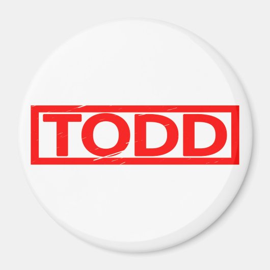Todd-Briefmarke Magnet (Vorne)
