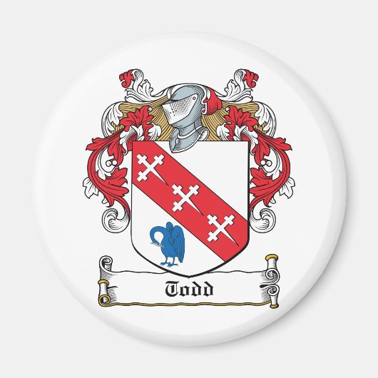 Todd Familienwappen Magnet (Vorne)