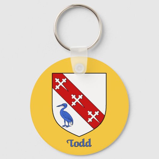 Todd Family Shield-Schlüsselanhänger Schlüsselanhänger (Vorderseite)