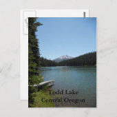 Todd Lake Central Oregon Postkarte (Vorne/Hinten)