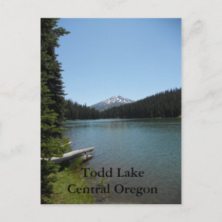 Todd Lake Central Oregon Postkarte