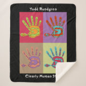 Todd Rundgren eindeutig Human 50"x60"-Fleece  Sherpadecke (Vorderseite)