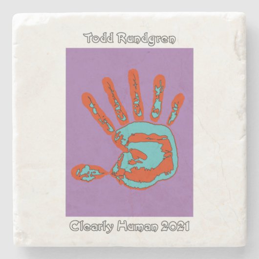 Todd Rundgren eindeutig menschlicher Untersetzer (Vorderseite)