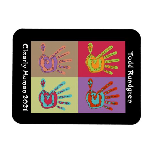 Todd Rundgren klar Menschenhand Magnet (Horizontal)