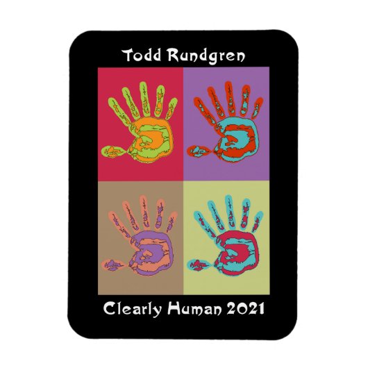Todd Rundgren klar Menschenhand Magnet (Vertikal)