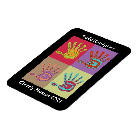 Todd Rundgren klar Menschenhand Magnet (Linke Seite)