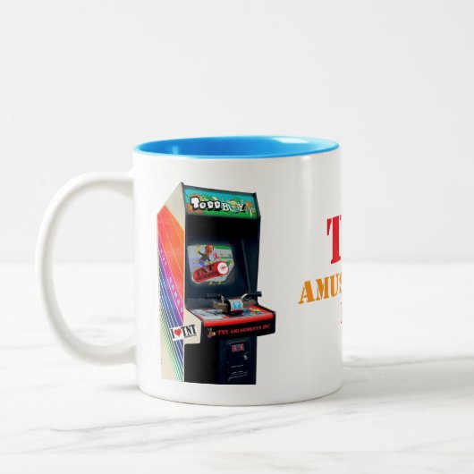 ToddBoy TNT Amusements Zweifarbige Tasse (Links)