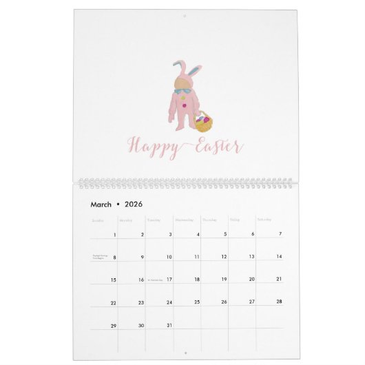 Toddie Zeit-Kleinkind-Wasser-Farbiger Kalender (Mär 2026)