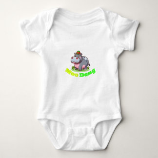 Toddle Bodysuit mit Moo Deng Baby Strampler