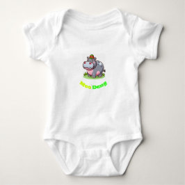 Toddle Bodysuit mit Moo Deng Baby Strampler