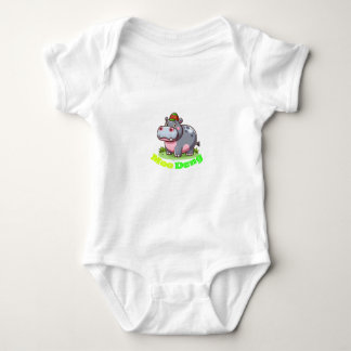 Toddle Bodysuit mit Moo Deng Baby Strampler
