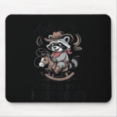 Toddler Actually This Is My First Rodeo Raccoon Co Mousepad (Vorne)