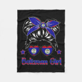 Toddler Belize-shirt Flag Belizean Hispanic Herita Fleecedecke (Vorderseite)