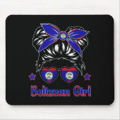 Toddler Belize-shirt Flag Belizean Hispanic Herita Mousepad (Vorne)