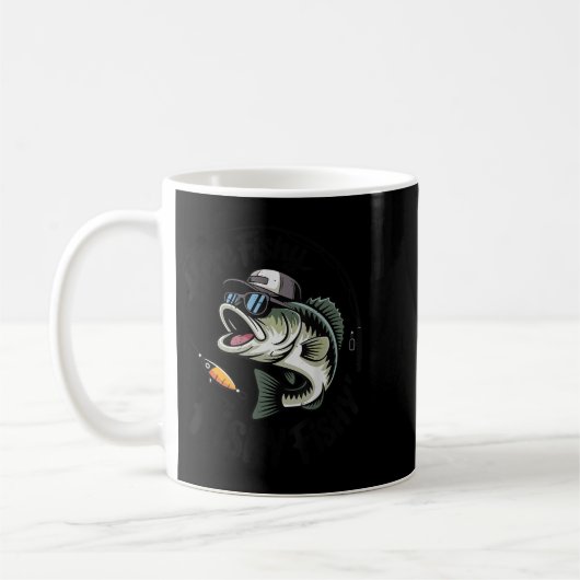 Toddler Boy Here-fishy Funny Fishing Buddy B Fishe Kaffeetasse (Links)