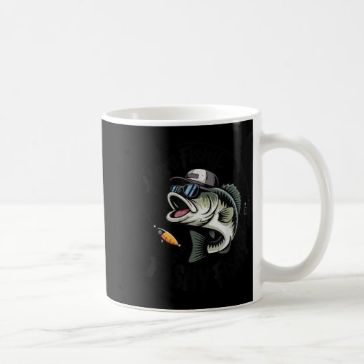 Toddler Boy Here-fishy Funny Fishing Buddy B Fishe Kaffeetasse (Rechts)