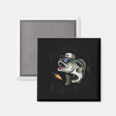 Toddler Boy Here-fishy Funny Fishing Buddy B Fishe Magnet (Vorderseite/Rückseite)