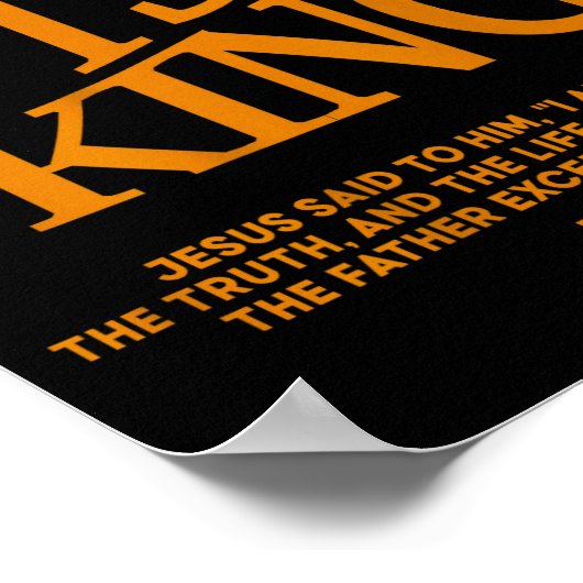 Toddler Boy Jesus Is King Camo Christian God Son S Poster (Ecke)