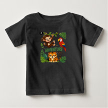Toddler-Dschungel-Abenteuer-T-Shirt