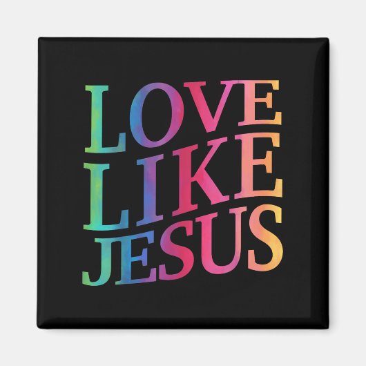 Toddler Love Like Jesus Christian God Son Sister G Magnet (Vorne)