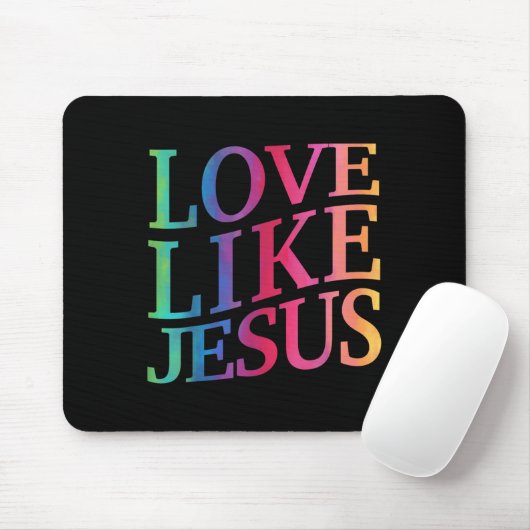 Toddler Love Like Jesus Christian God Son Sister G Mousepad (Mit Mouse)