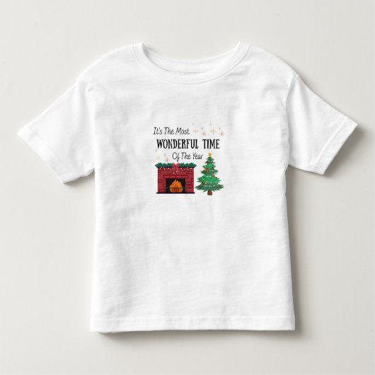 Toddler Most Wonderful Time of Year Shirt (Vorderseite)