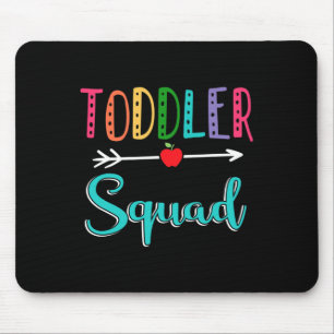 Toddler Squad Lehrer Zurück Zur Schule Mousepad
