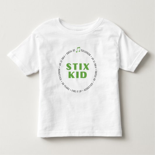 TODDLER - Stix Kid vorne/hinten (weiß/helle Farben Kleinkind T-shirt (Vorderseite)