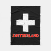 Toddler Swiss-shirt Switzerland Flag Baby Kids Boy Fleecedecke (Vorderseite)