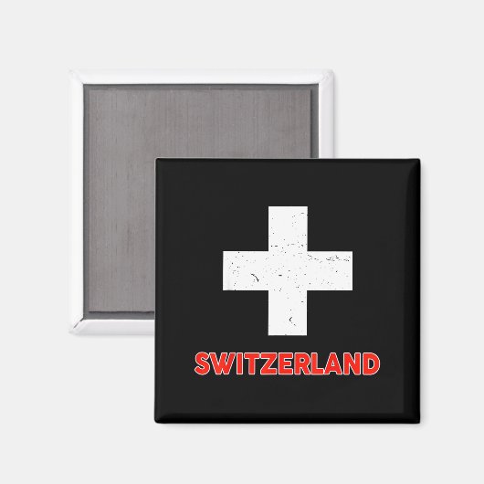 Toddler Swiss-shirt Switzerland Flag Baby Kids Boy Magnet (Vorderseite/Rückseite)