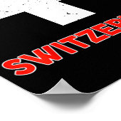 Toddler Swiss-shirt Switzerland Flag Baby Kids Boy Poster (Ecke)