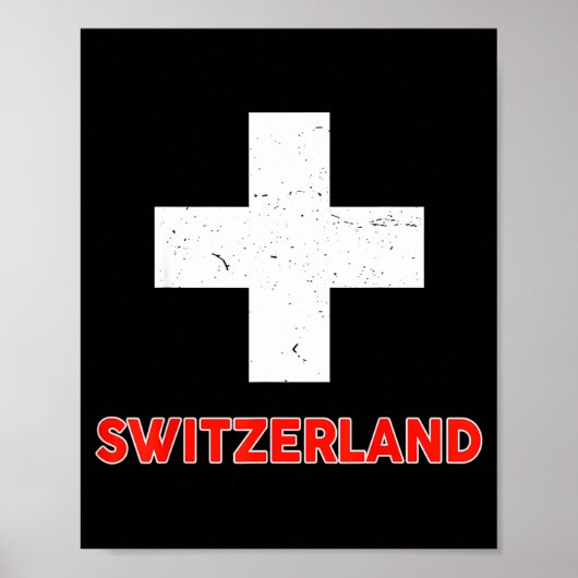 Toddler Swiss-shirt Switzerland Flag Baby Kids Boy Poster (Vorne)