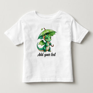 Toddler-T-Shirt mit süßem Baby-Drachen Kleinkind T-shirt