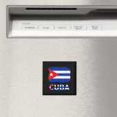 Toddler White Cuban La Cubanita Cuba Flag Hispanic Magnet (In Situ (Geschirrspüler))