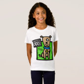 ToddParr - Vintager brauner Hund T-Shirt (Vorne ganz)