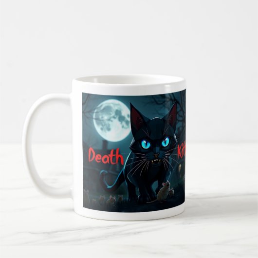 Todes-Kitty-Tasse Kaffeetasse (Links)