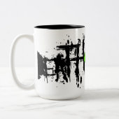 Todes-oder Ruhm-Tasse! Zweifarbige Tasse (Links)