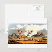 Todes und Boxer-Postkarte Postkarte (Vorne/Hinten)