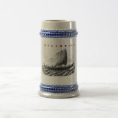 Todes- und Ehrenrunic Stein Bierglas (Mittel)