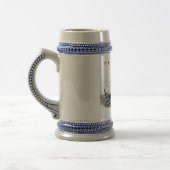 Todes- und Ehrenrunic Stein Bierglas (Links)