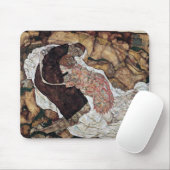 Todes und Mädchen Gemälde von Egon Schiele Mousepad (Mit Mouse)