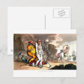 Todes- und Zirkus-Postkarte Postkarte (Vorne/Hinten)