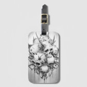 Todesangabe Gepäckanhänger (Vorderseite Vertikal)