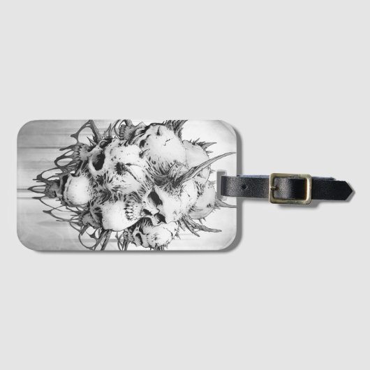 Todesangabe Gepäckanhänger (Vorderseite (Horizontal))