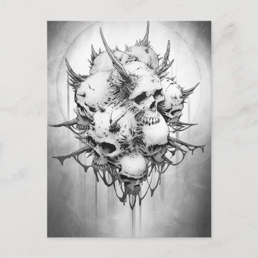 Todesangabe Postkarte (Vorderseite)